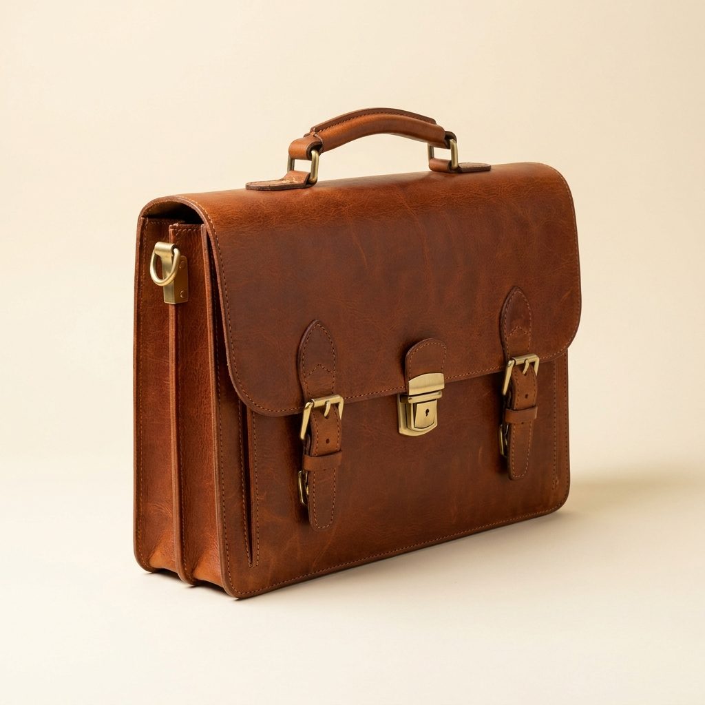 Full-Grain Briefcase