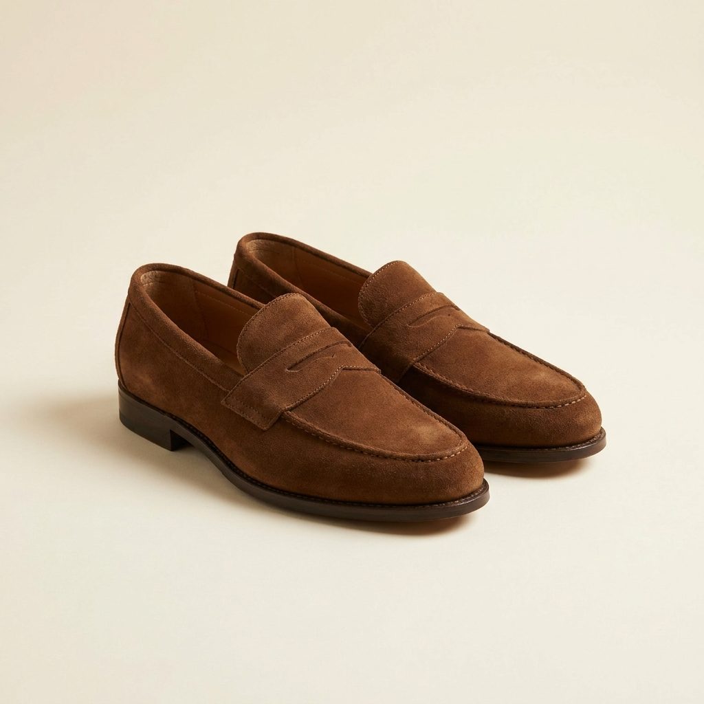 Suede Penny Loafer
